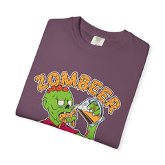 Funny Zombie Shirt - Zombeer Drink Dead Tee - Beer Gift