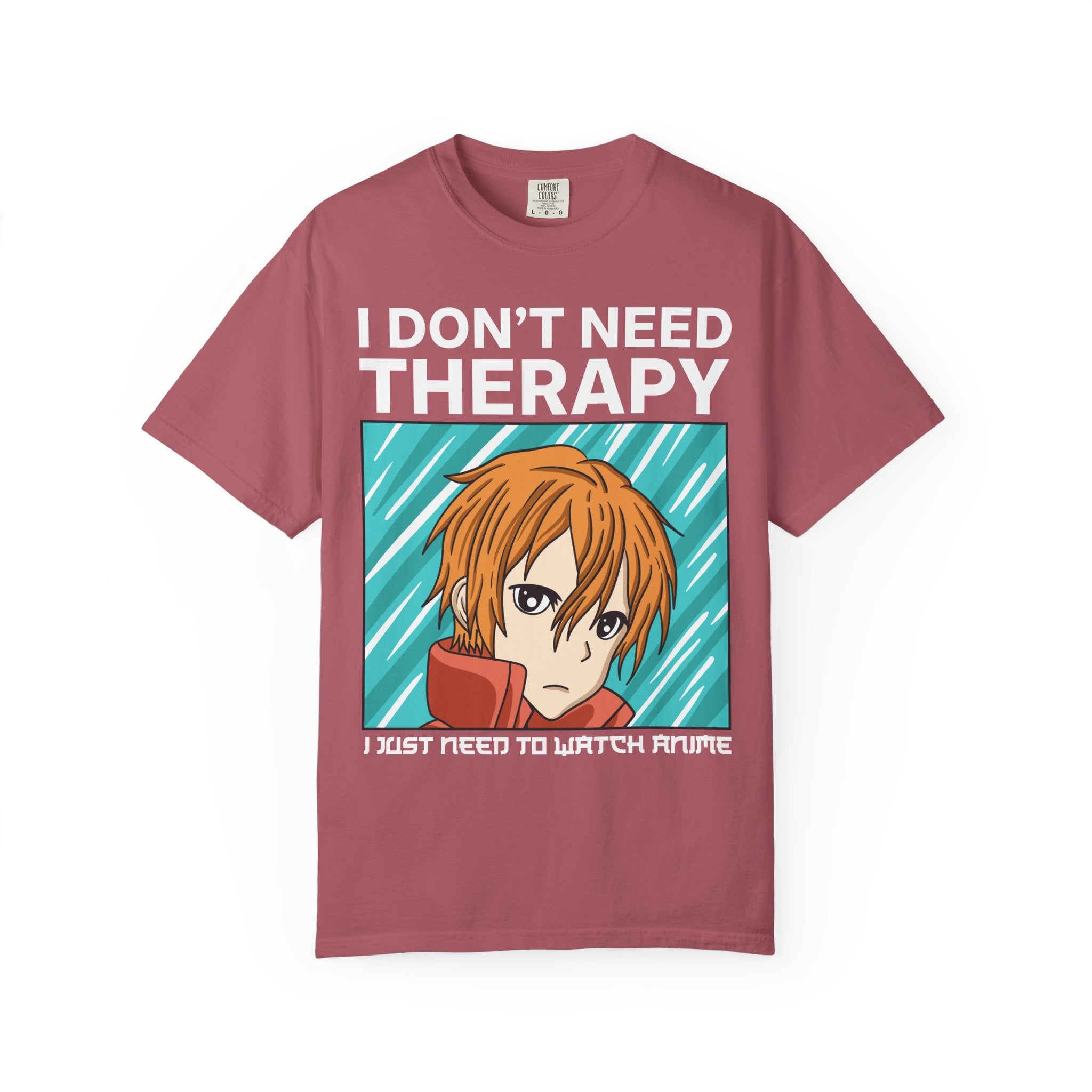 Anime Therapy Shirt – I Don’t Need Therapy Manga Style Tee - Sinful Threads