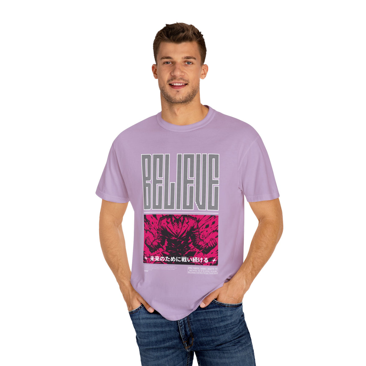 Believe Anime Tee - Bold Japanese Motivational - Gift