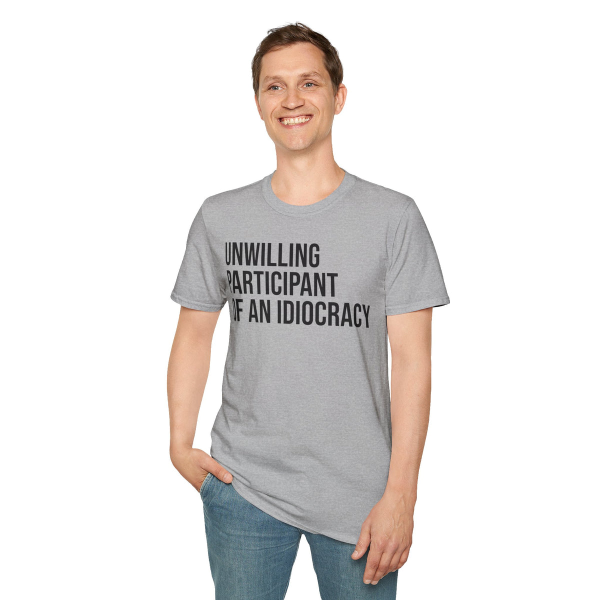 Funny Social Observation Shirt - Unwilling Participant Tee