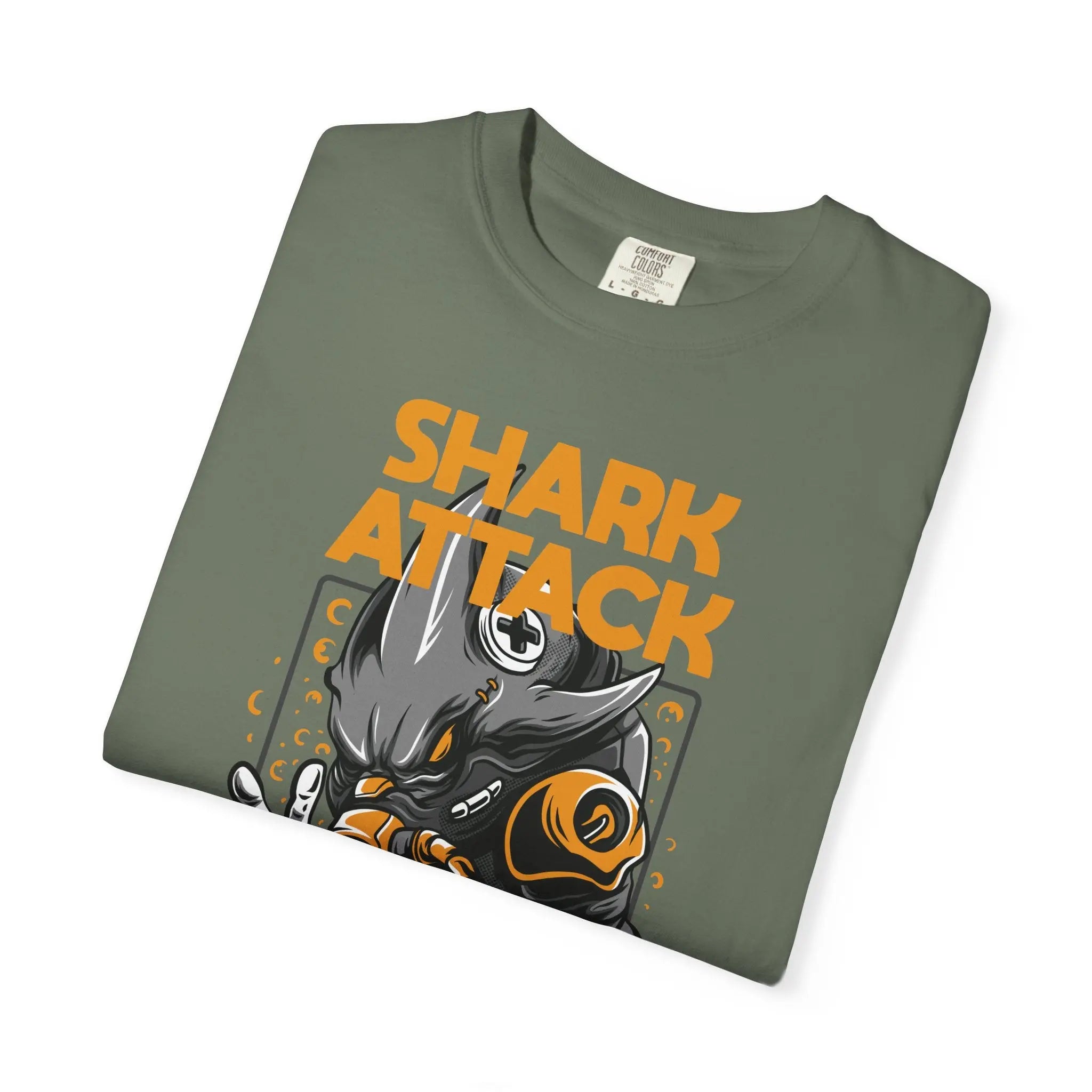 Shark Attack Bold Graphic Unisex T-Shirt - Sinful Threads