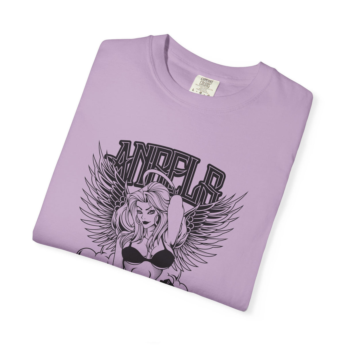 City of Angels Urban Angel Girl with Wings Graphic T-Shirt