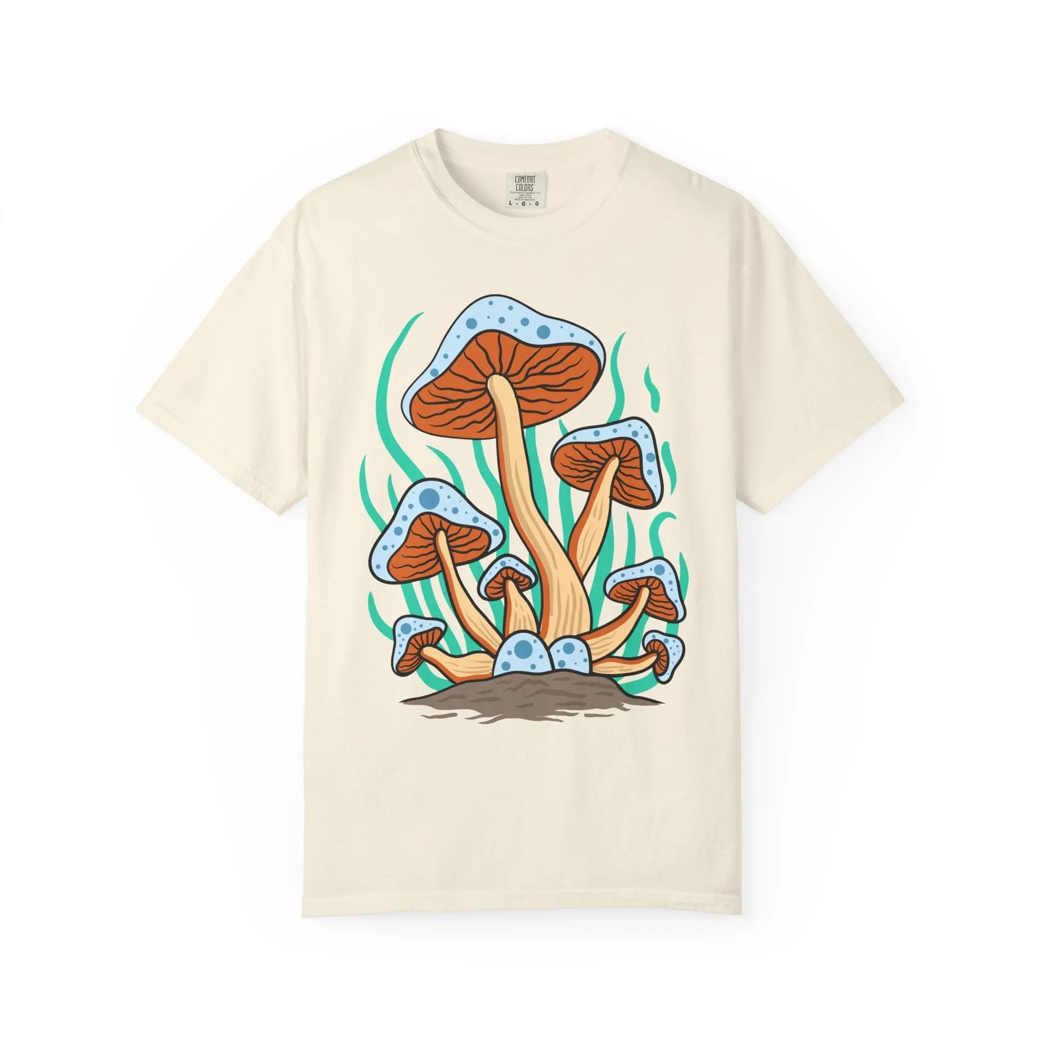 Groovy Mushroom Tee - Funky Forest Magic Fungi - Sinful Threads