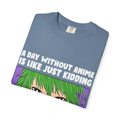Anime Style Shirt – A Day Without Anime Tee Manga Graphic Top