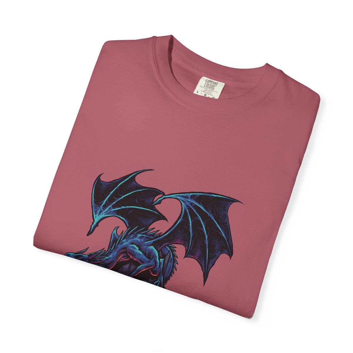 Fierce Dragon Roaring Illustration Graphic Design T-Shirt