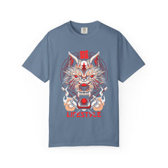 Samurai Warrior Tee - Japanese Wolf Art Shirt - Streetwear