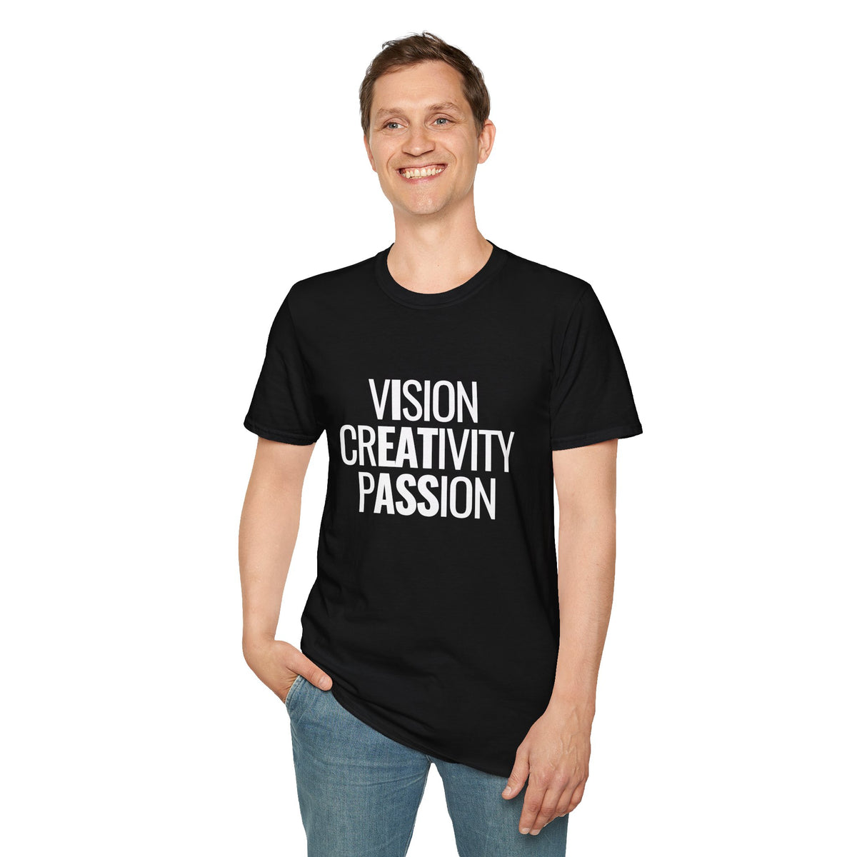 Vision Passion Hidden Message Shirt - Subtle Adult Humor Tee