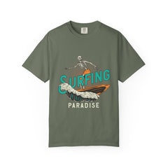 Surfing Skeleton Shirt - Funny Skeleton Tee - Retro Surf Gift