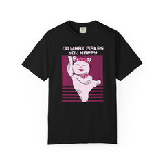 Lucky Cat Shirt - Maneki Neko Tee - Happy Quote Gift