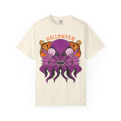 Monster pumpkin shirt - Purple Spooky Tee - Creepy Gift