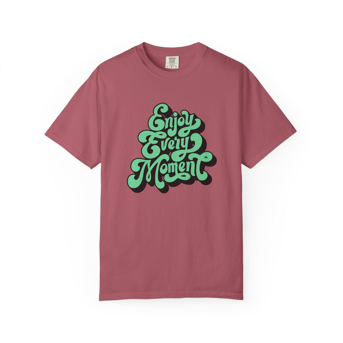 Groovy Graphic Tee - Enjoy Every Moment - Positive Vibe Gift