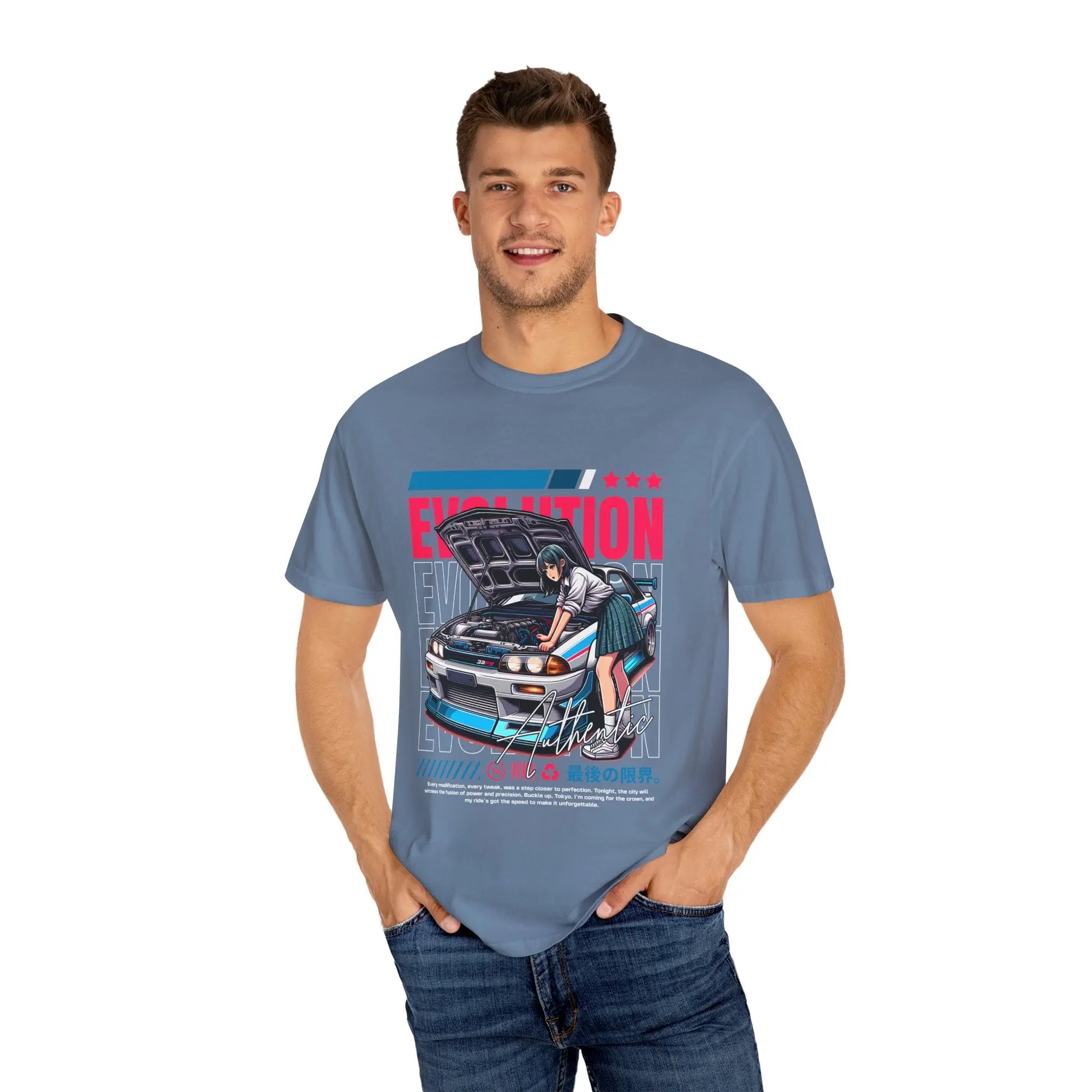 R32 Skyline Tee - JDM Drift Culture Anime Girl Art - Sinful Threads