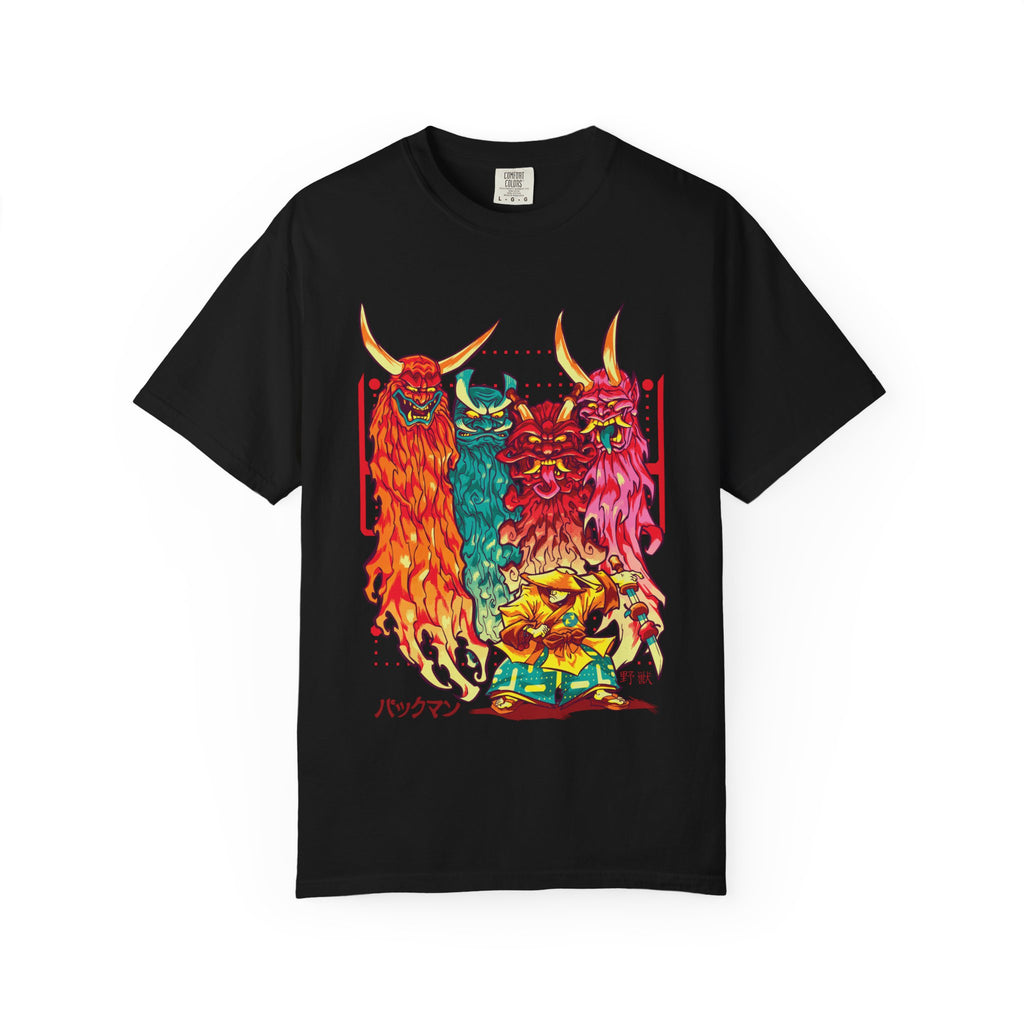 Oni T Shirt - Samurai Tee with Bold Japanese Design - Sinful Threads