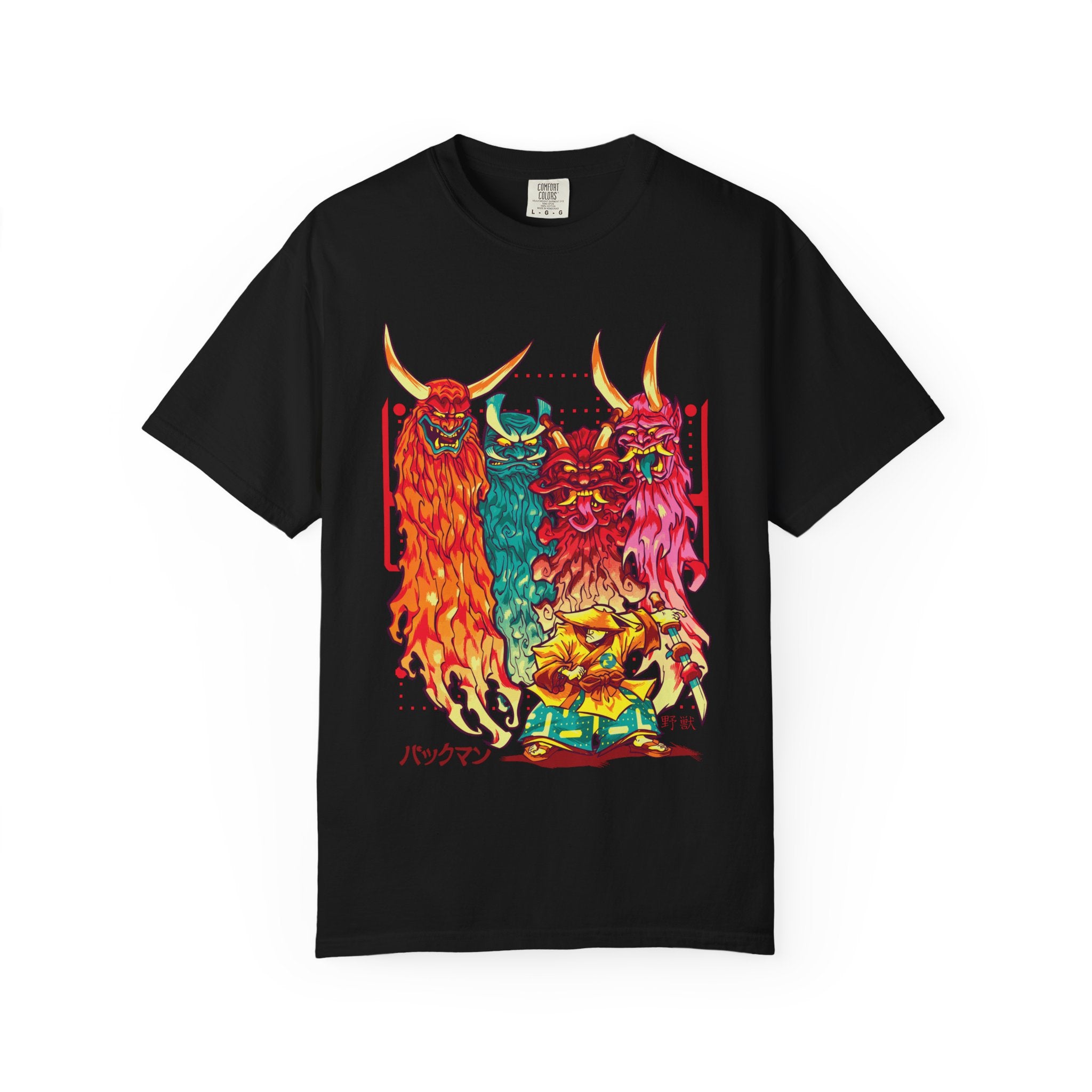 Oni T Shirt - Samurai Tee with Bold Japanese Design - Sinful Threads