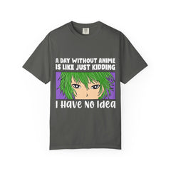 Anime Style Shirt – A Day Without Anime Tee Manga Graphic Top