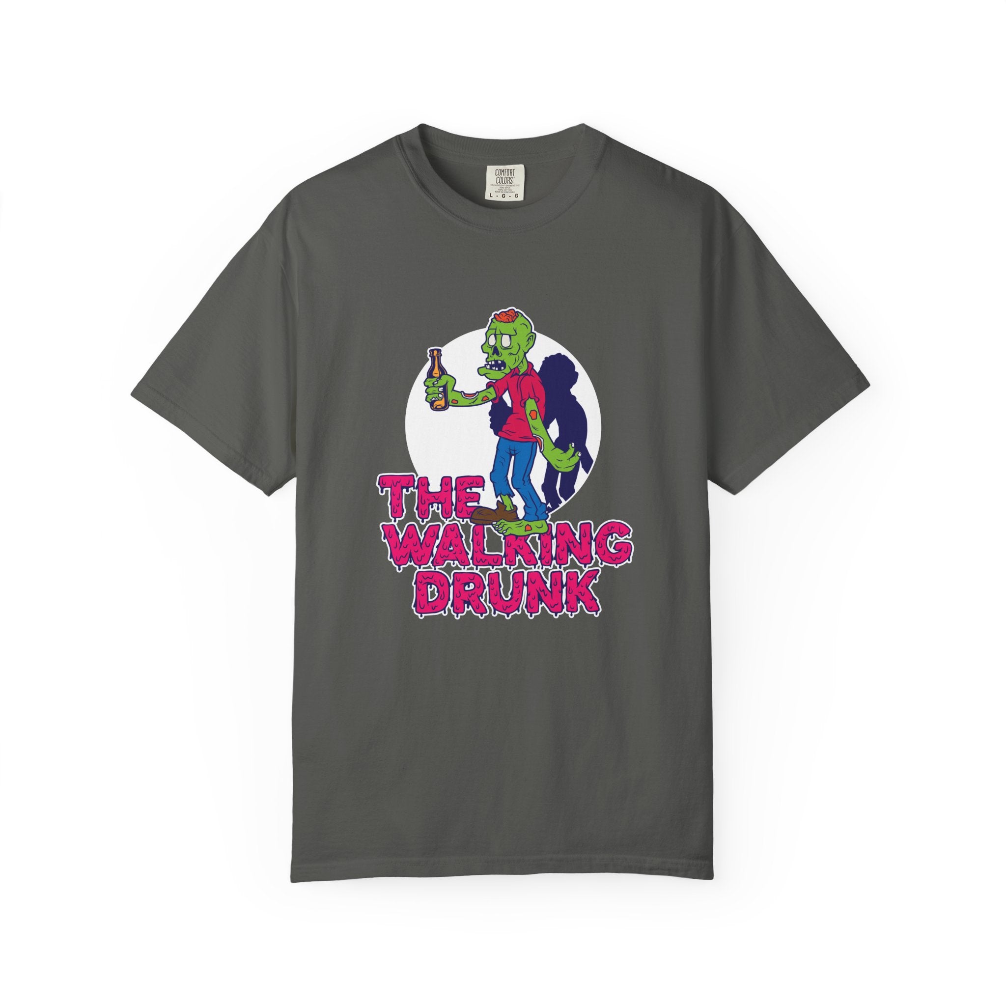 Funny Zombie Shirt - Walking Drunk Tee - Halloween Gift - Sinful Threads