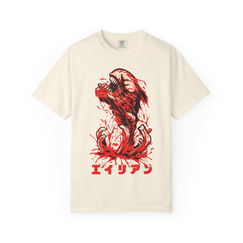 Chestbuster Tee - Japanese Alien Horror Vintage Sci-Fi Shirt