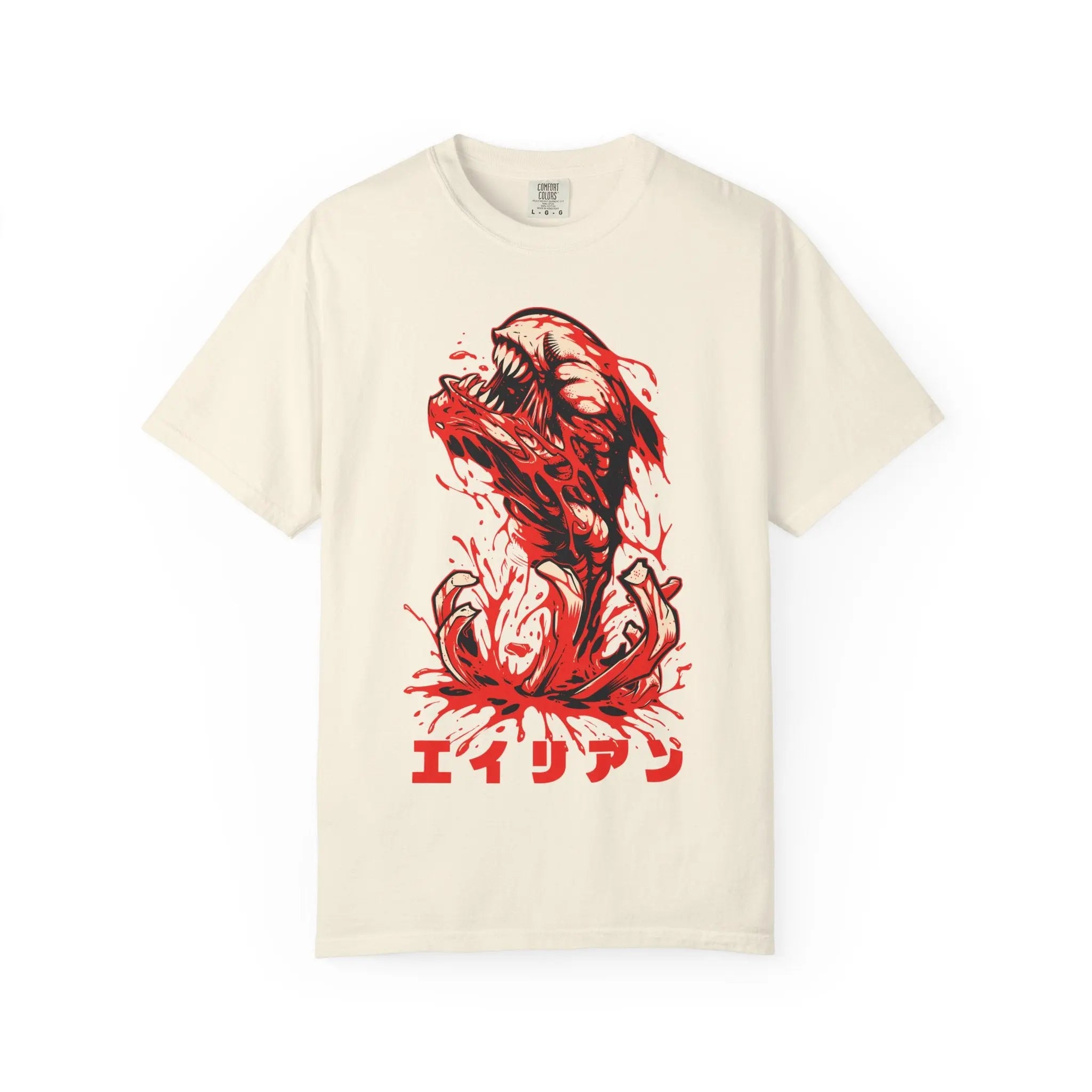 Chestbuster Tee - Japanese Alien Horror Vintage Sci-Fi Shirt - Sinful Threads