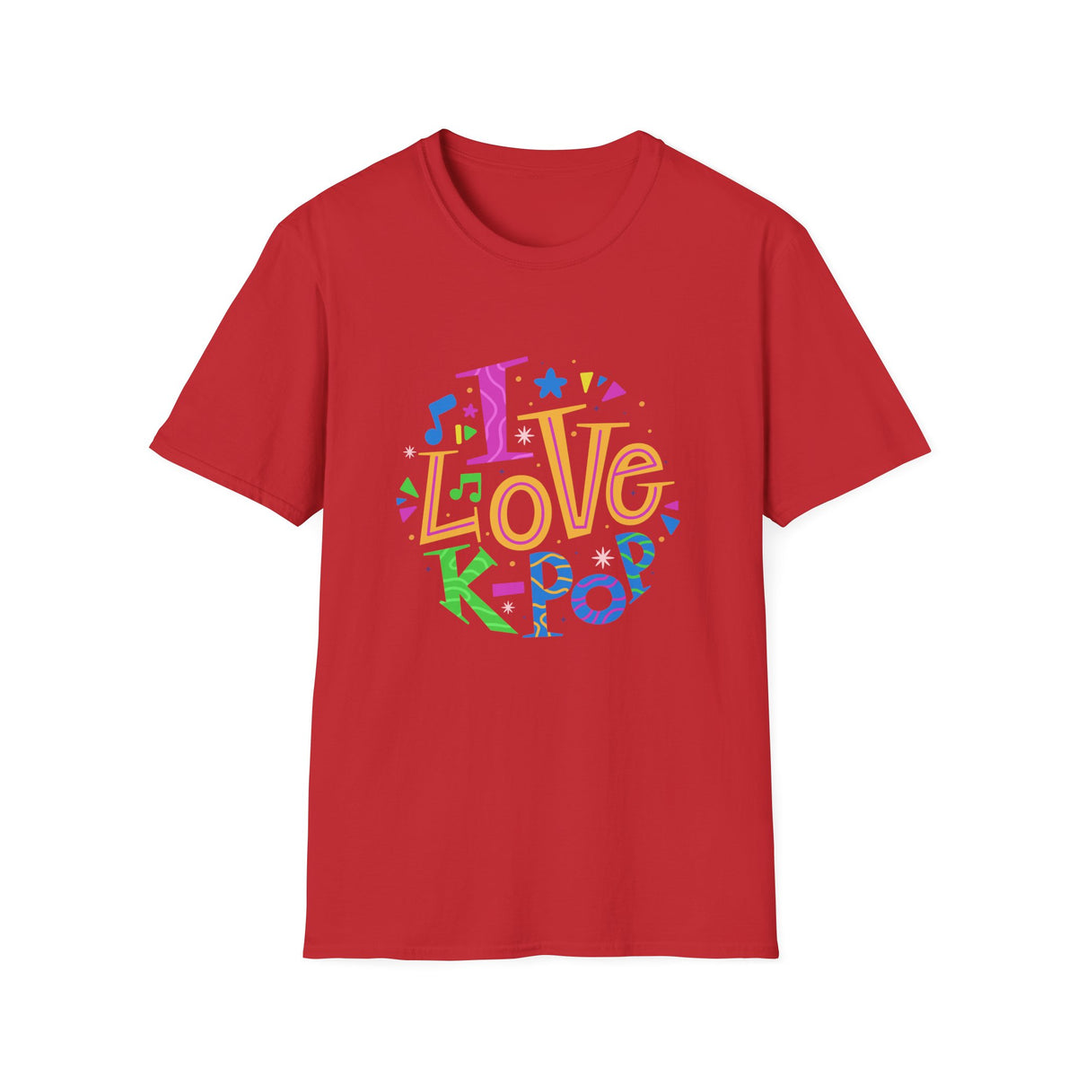 I Love K-Pop T Shirt - Korean Wave Fandom Pride & Culture