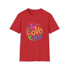 I Love K-Pop T Shirt - Korean Wave Fandom Pride & Culture