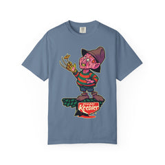 Elf Cookie Elm Street Tee - Spooky Holiday Horror Shirt