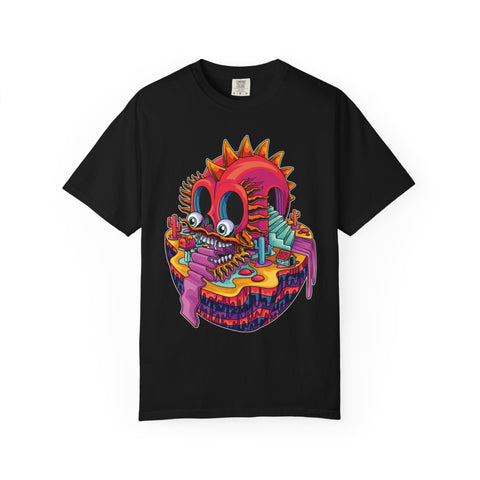 Fantasy Dragon Tee - Psychedelic Monument Valley Art Shirt