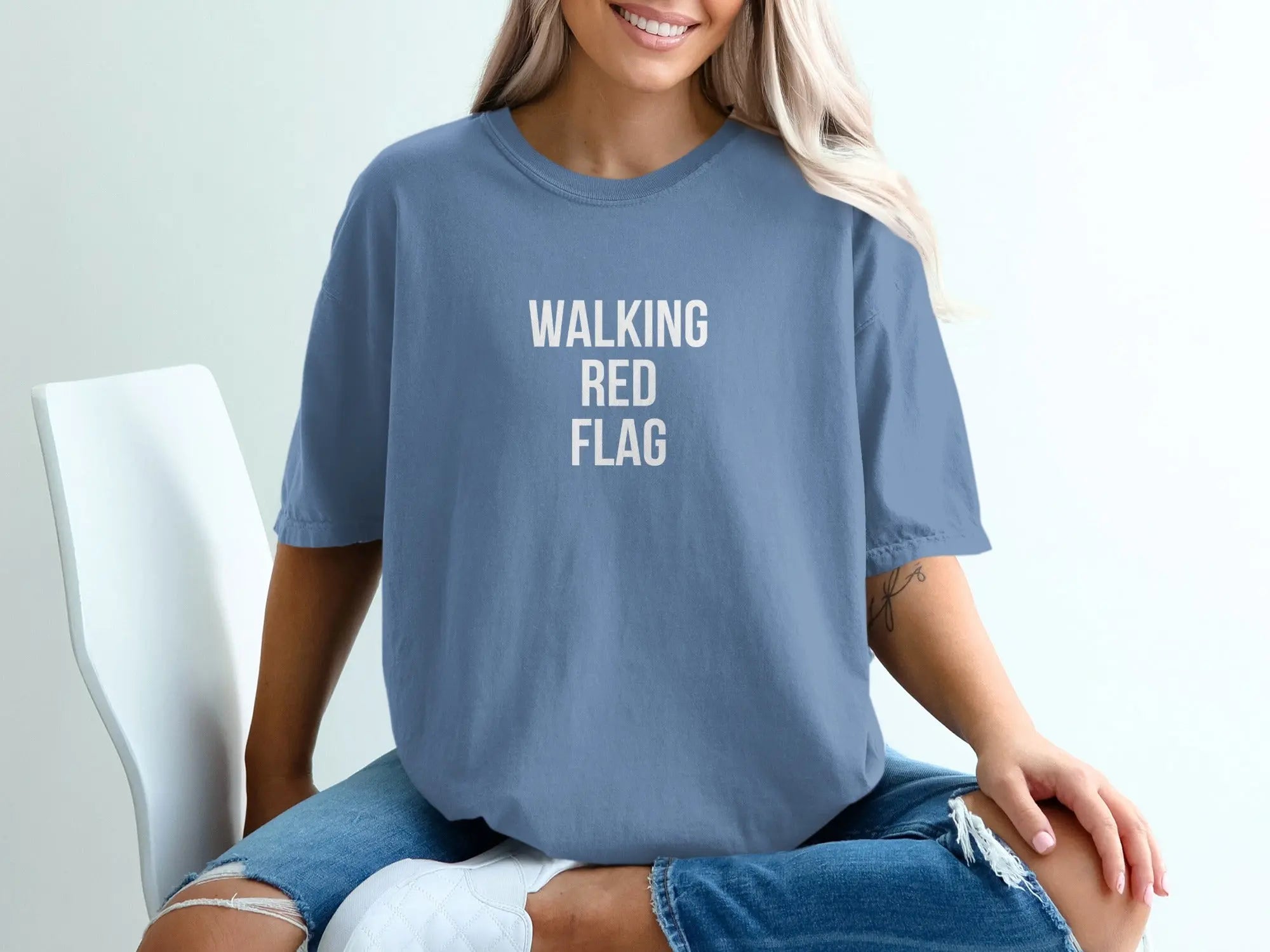 Walking Red Flag Graphic Tee product type
