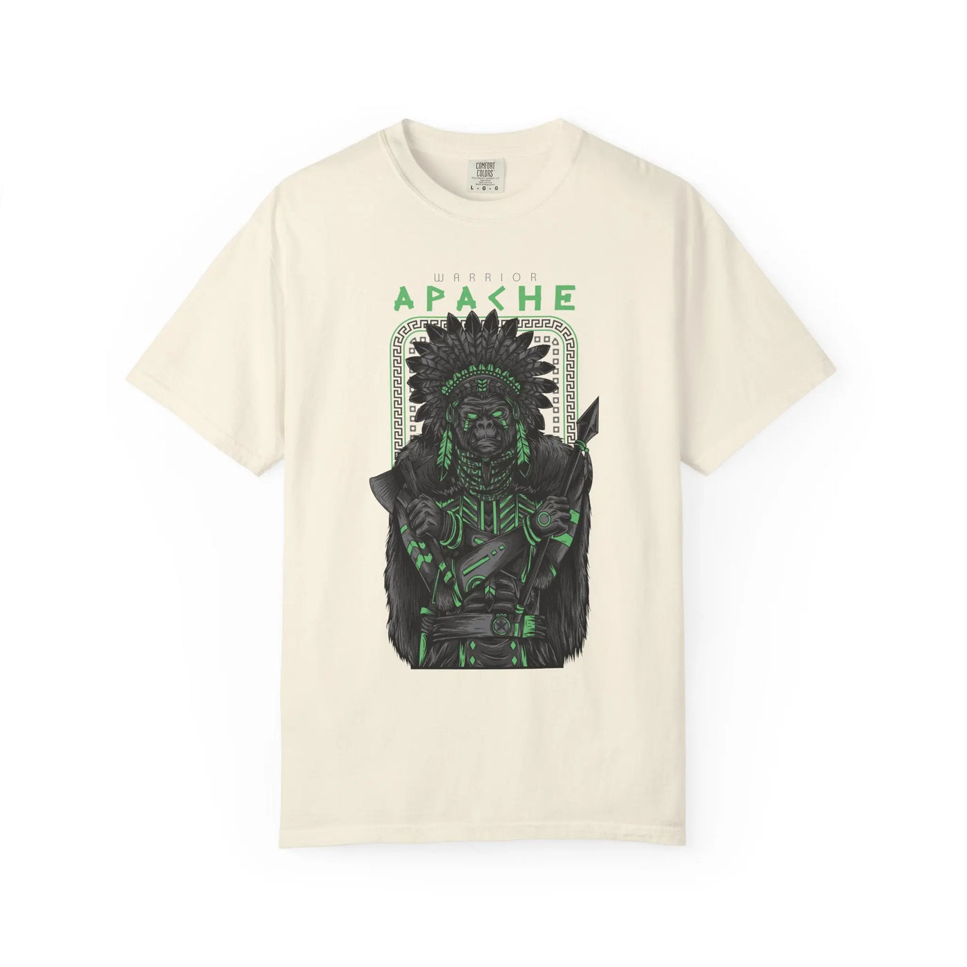 Warrior Apache Unique Graphic Illustration T-Shirt - Sinful Threads