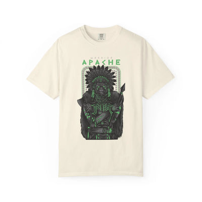 Warrior Apache Unique Graphic Illustration T-Shirt - Sinful Threads