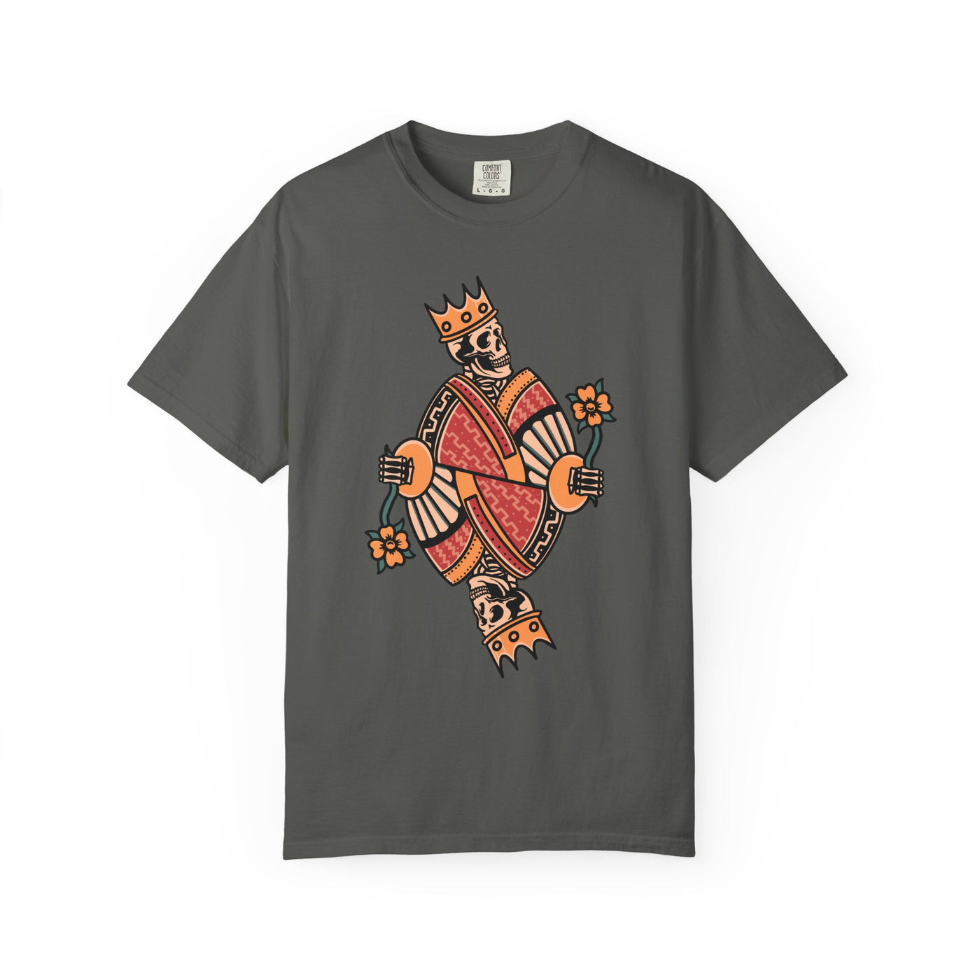 King Diamonds Skull Shirt - Unique Playing Card Tee, Poker Gift - Sinful Threads