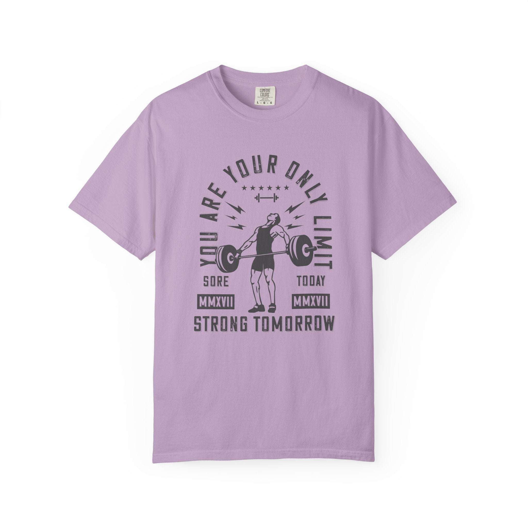 Motivational Fitness Slogan Shirt - Sore Today Strong - Sinful Threads