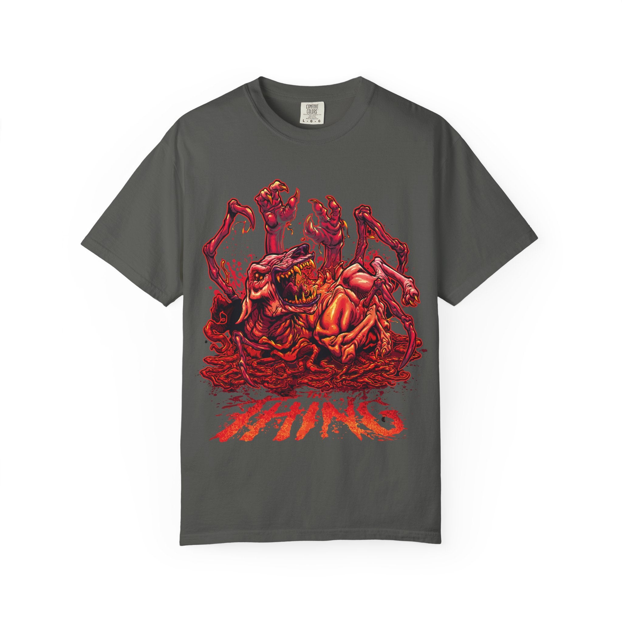 The Thing Shirt - Spooky 80s Horror Vintage Tee for Horror Fans - Sinful Threads