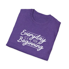 New Beginning Graphic Shirt - Everyday Fresh Start Tee - Sinful Threads