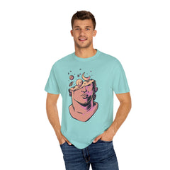 Celestial Space Bust Creative Unique Style T-Shirt - Sinful Threads