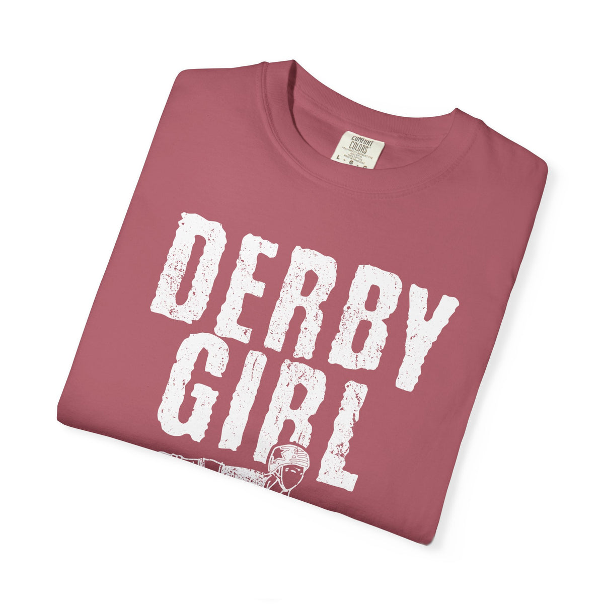 Derby Girl Skater Illustration Sports Design T-Shirt
