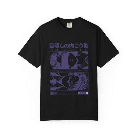 Blindfolded Anime Tee - Artistic Imagination - Dreamer Gift