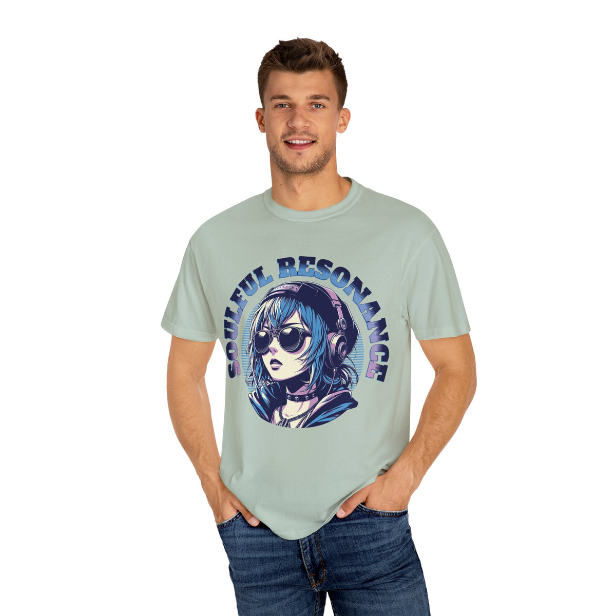 Soulful Anime Tee - Music Graphic Streetwear - Gift