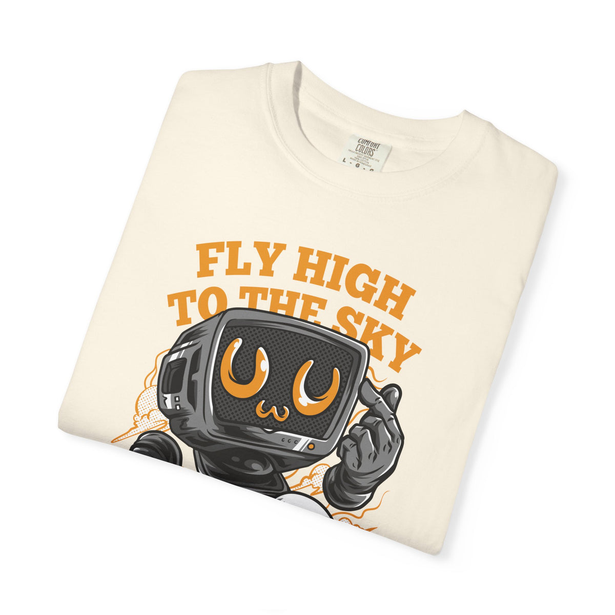 Fly High To The Sky Retro TV Character T-Shirt