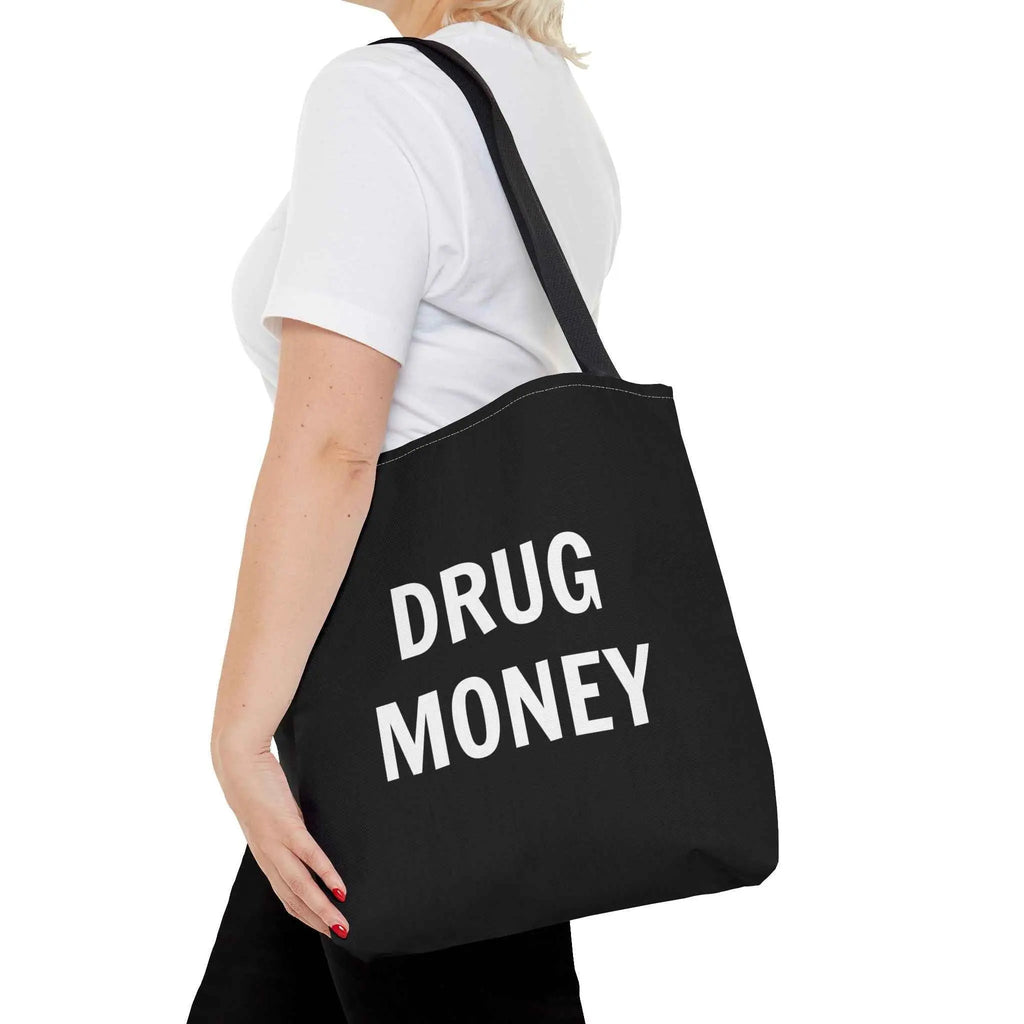 Funny Tote Bag – Bold “Drug Money” Heavy-Duty Shopper