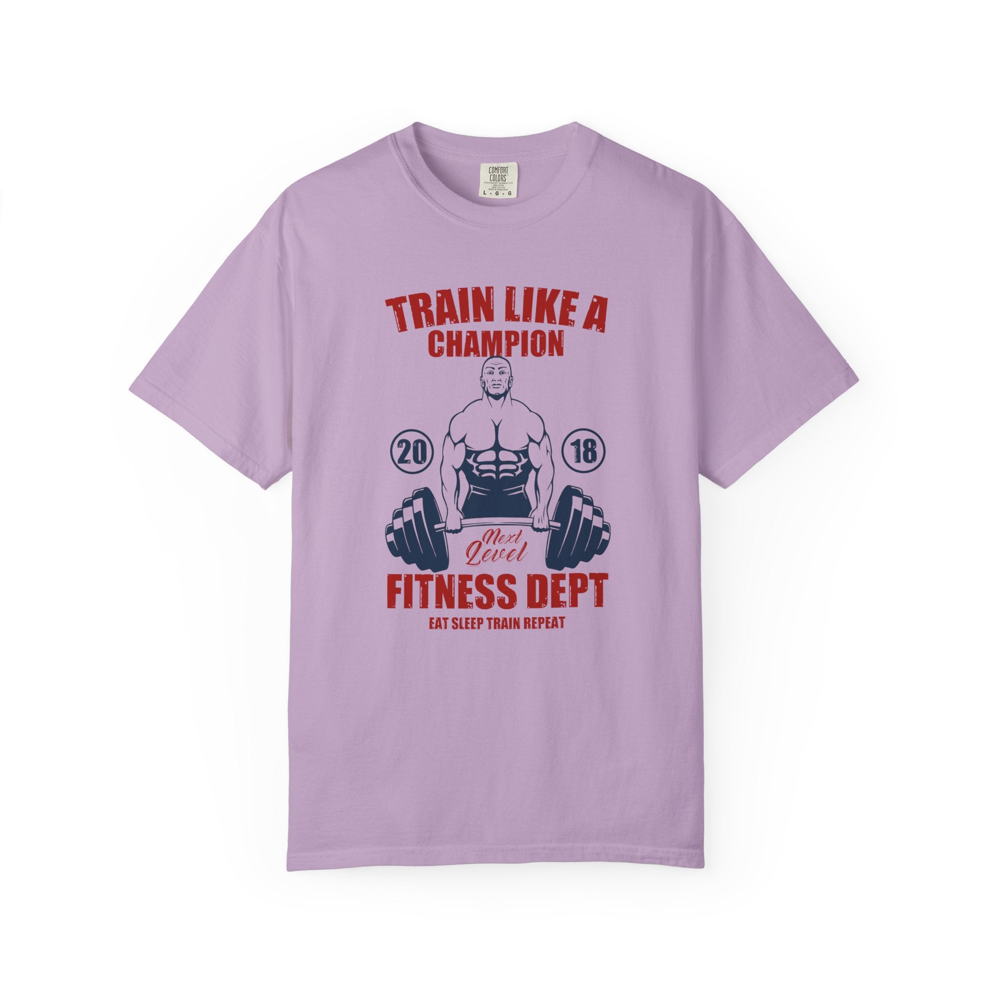 Train Like Champion T-Shirt - Motivational Gym Gift - Sinful Threads