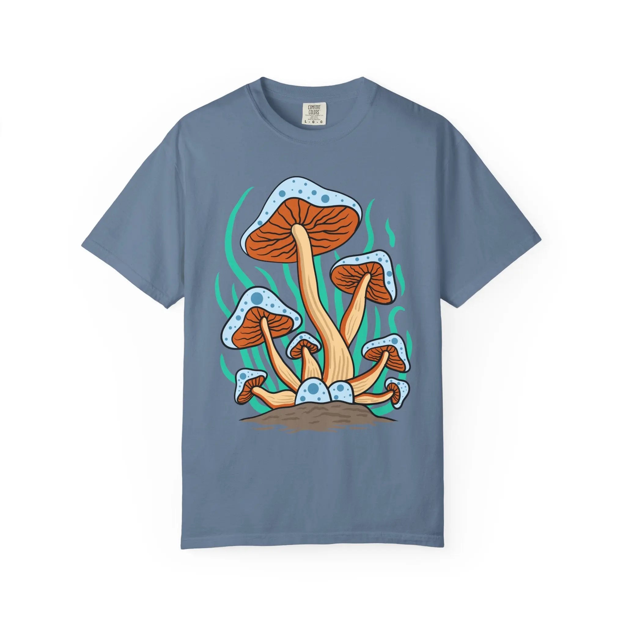 Groovy Mushroom Tee - Funky Forest Magic Fungi - Sinful Threads
