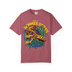 Pineapple Skull Tee - Tropical Skull Tee - Edgy Summer Gift