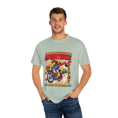 Cat Motorcycle Tee - Anime Adventure Top - Perfect Gift - Sinful Threads