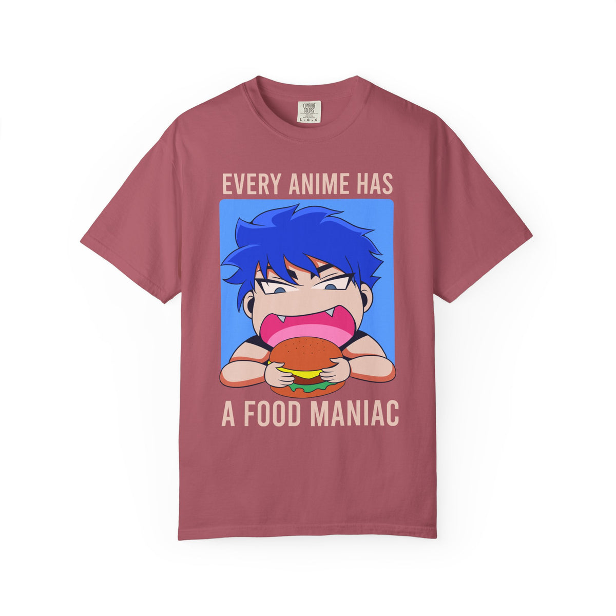 Otaku Graphic Tee - Anime Food Maniac Shirt - Foodie Gift