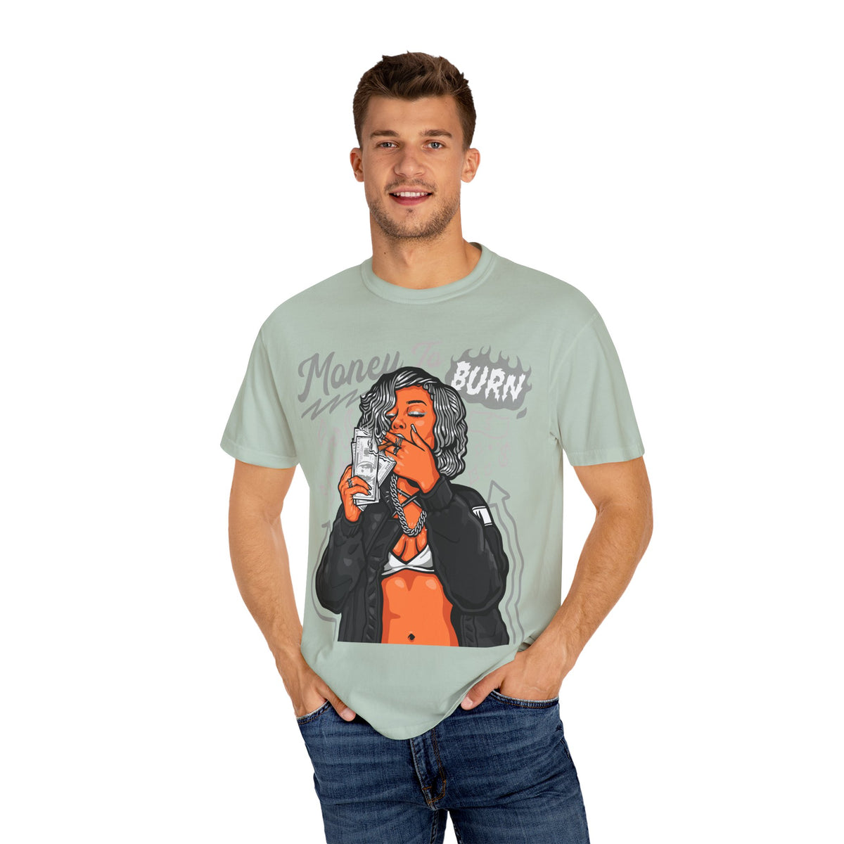 Money Graphic Tee – Luxury Streetwear
