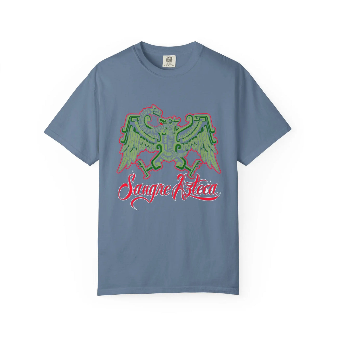 Sangre Azteca Tee - Mexican Pride Aztec Eagle Heritage - Sinful Threads