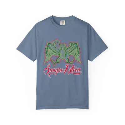 Sangre Azteca Tee - Mexican Pride Aztec Eagle Heritage - Sinful Threads