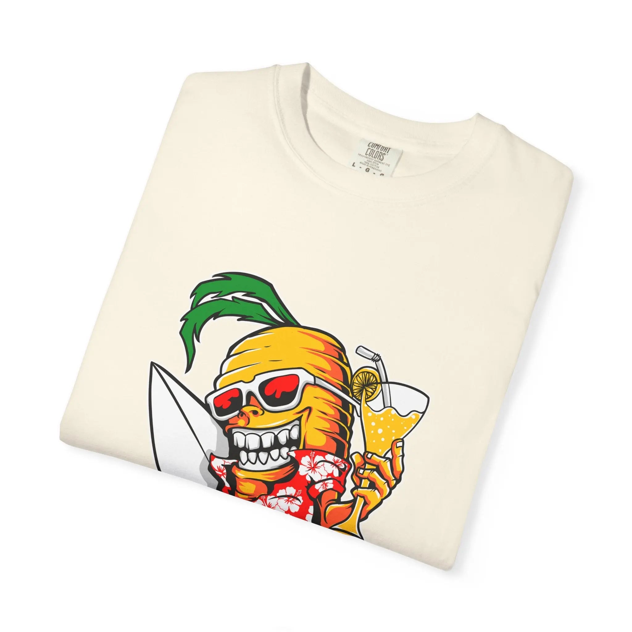 Surfing Carrot With a Drink Graphic Awesome T-Shirt - Sinful Threads