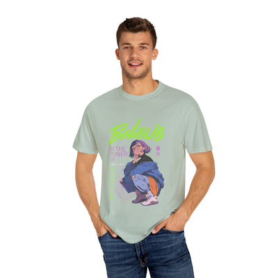 Kawaii Anime Tee - Believe Y2K Girl Design - Cute Gift - Sinful Threads