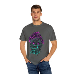 Floral Skull Gothic Tee Dark Art Alternative Fashion
